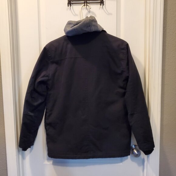 Dickies Quilted Lined Hooded Work Jacket | Black Canvas Workwear | S - Picture 7 of 7